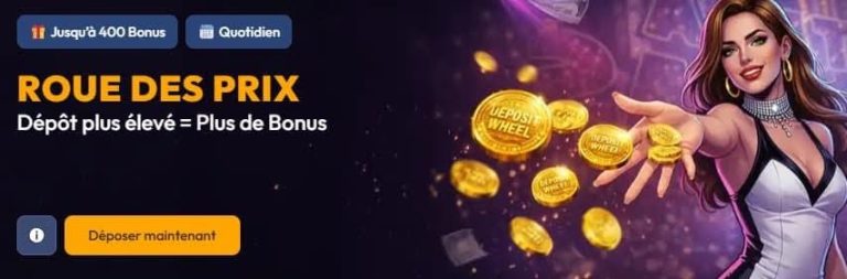 Spinhub Casino roue des prix